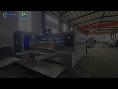 5 renkli otomatik karton kutu baskı döşeme kesme makinesi