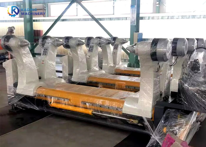 Oluklu Kağıt ve Karton Kutu için 2T / 3T Elektrikli Şaftsız Makara Standı