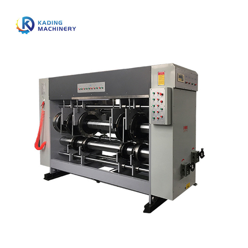 Oluklu Mukavva İçin Kalıp Kesme Yerleştirme Makinesi ile Su Mürekkep Karton Baskı Makinesi