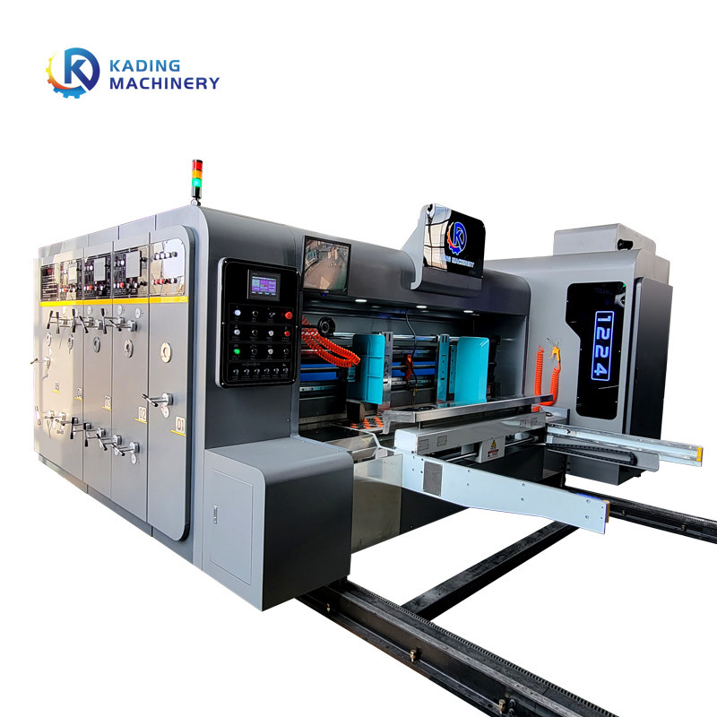 Yüksek Hızlı Oluklu Karton Kutu İçin 380V 440V Otomatik Karton Yazıcı