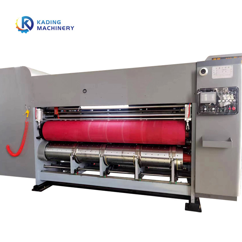 Çok Renkli Baskı 150 Yaprak / Min Oluklu Karton Yazıcı Makinesi