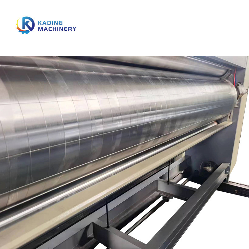 Çok Sıralı Depolama ve PLC Ekran Kontrollü Karton Karton Baskı Makinesi Lider Besleme