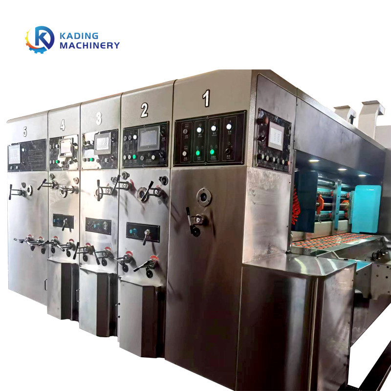 50mm Et Kalınlığı ve Vakum Emme Blower ile Tek Renk Karton Baskı Makinesi