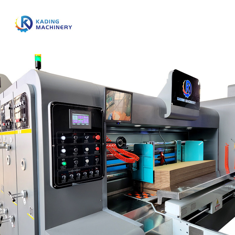 Elektrikli Düzenleme Slotter Paket Kutusu için Gürültülü Kutusu Yazdırma Makinesi
