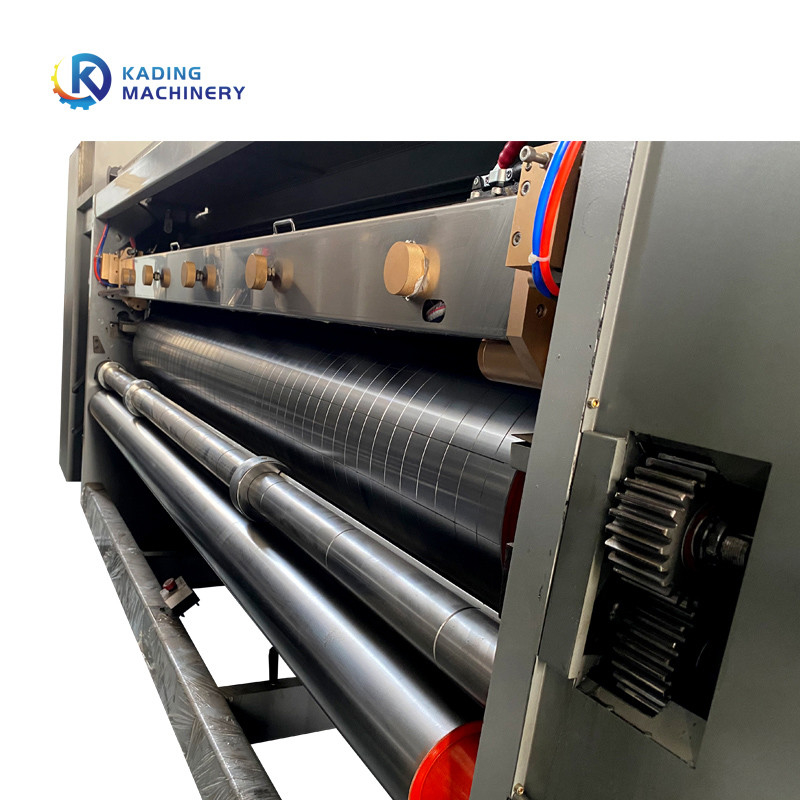 120-250pcs / Min Anahtarsız Bağlantı ve Seramik Anilox Merdane ile Tam Otomatik Karton Baskı Makinesi