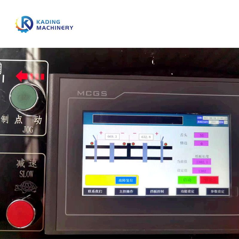 PLC Kontrollü 3 5 7 Katmanlı Kağıt Kartı İçin Tam Otomatik Karton Baskı Makinesi