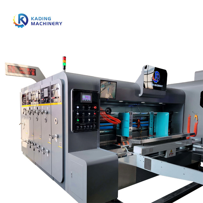 Elektrikli Tahrikli ve Tek Taraflı Baskılı Otomatik Oluklu Mukavva Baskı Makinesi