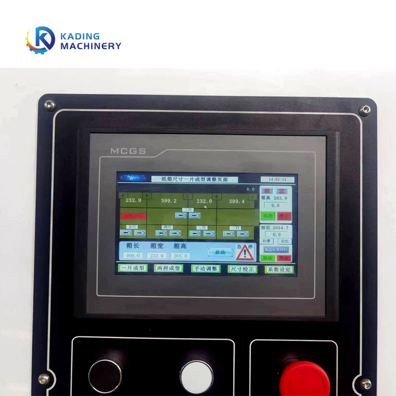 Elektrikli Düzenleme Slotter Paket Kutusu için Gürültülü Kutusu Yazdırma Makinesi