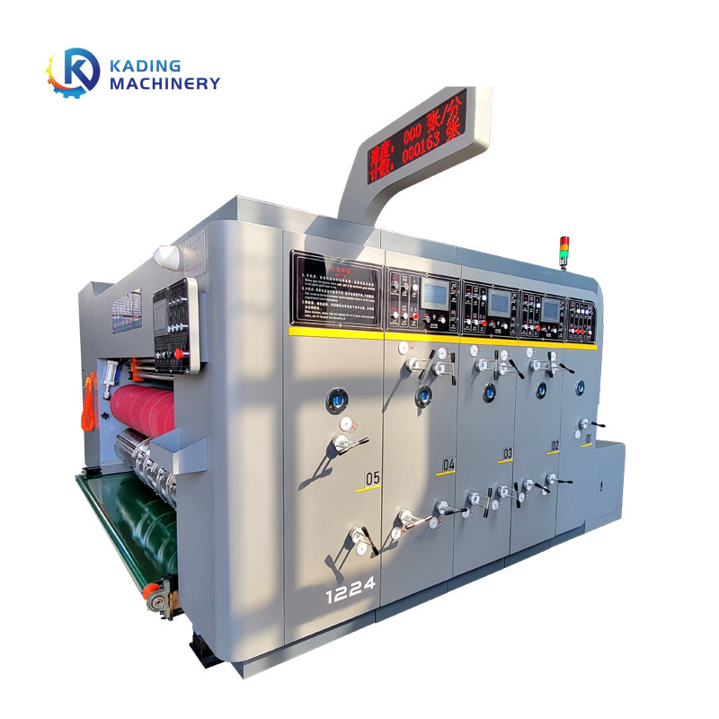 Tamamen Otomatik Karton Kutusu Karton Örtücüsü PLC Panel ile Kartofu Çarpıştırmak İçin