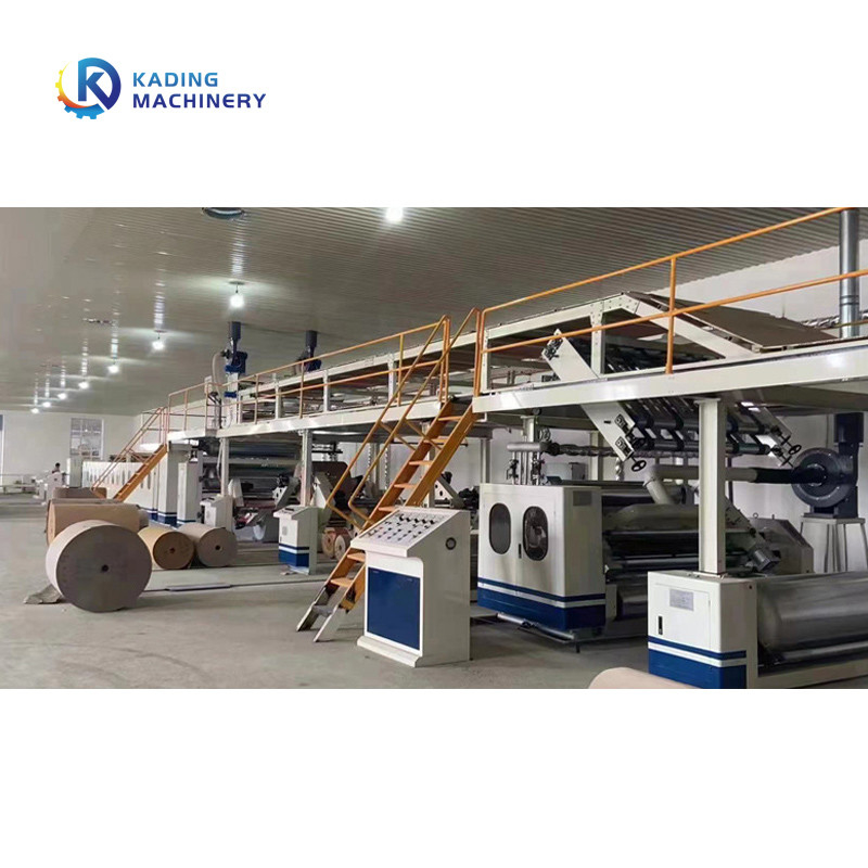 Oluklu Mukavva Üretimi İçin 7 Kat 120m / Min Oluklu Hattı