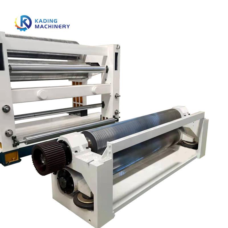 Buhar Isıtmalı Tek Yüzlü Oluklu Kağıt İçin 1400mm Oluklu Üretim Hattı