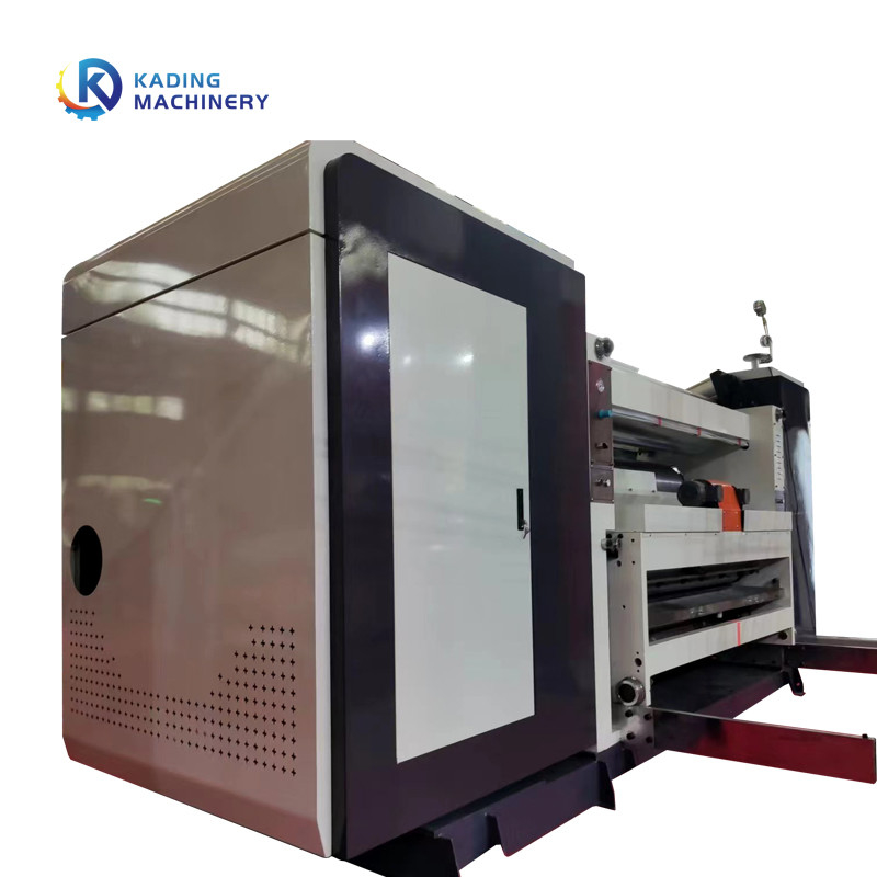 Oluklu Buharlı Isıtma Parmaksız Tek Yüzlü Makine 1400mm Genişlik Oluklu Kağıt