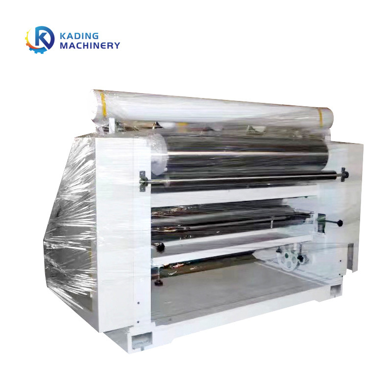 Elektrik Ayarı Tek Yüzlü Oluklu Makinesi Karton Üretim Makinesi Parmaksız Tip