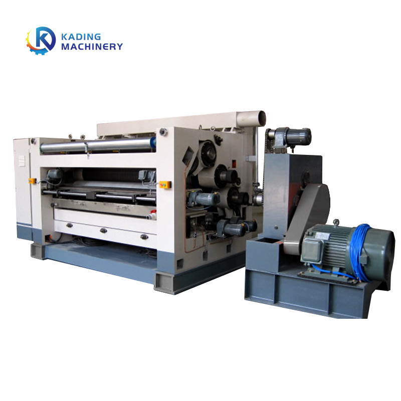 1400mm 1600mm Karton İçin Buharlı Isıtma Kaset Tek Yüzlü Oluklu Makinesi