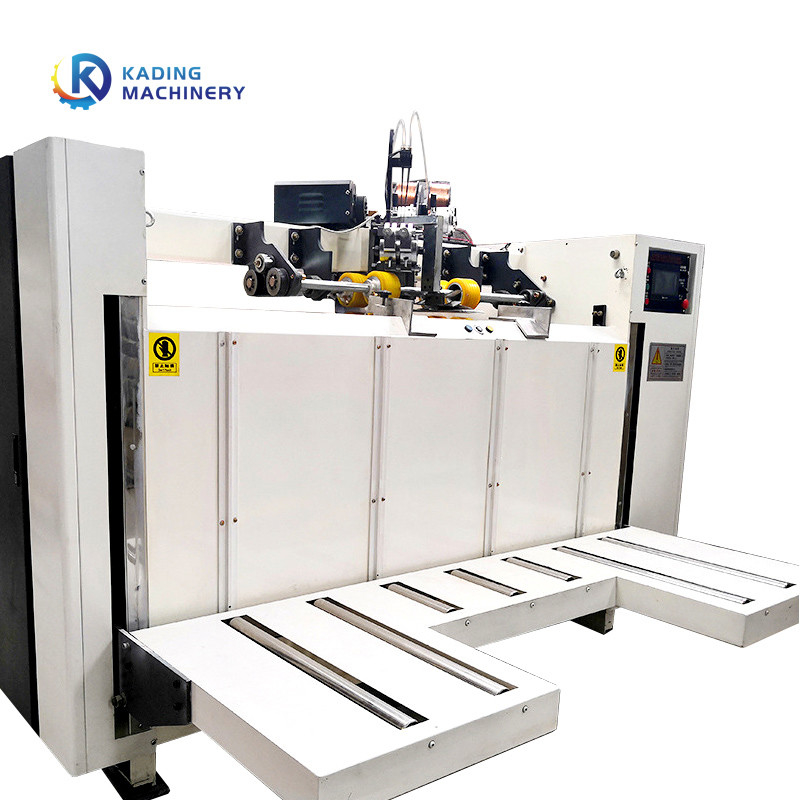 Tek Parça 99 Yaprak/Dk Oluklu Kutular İçin Yarı Otomatik Dikiş Makinası