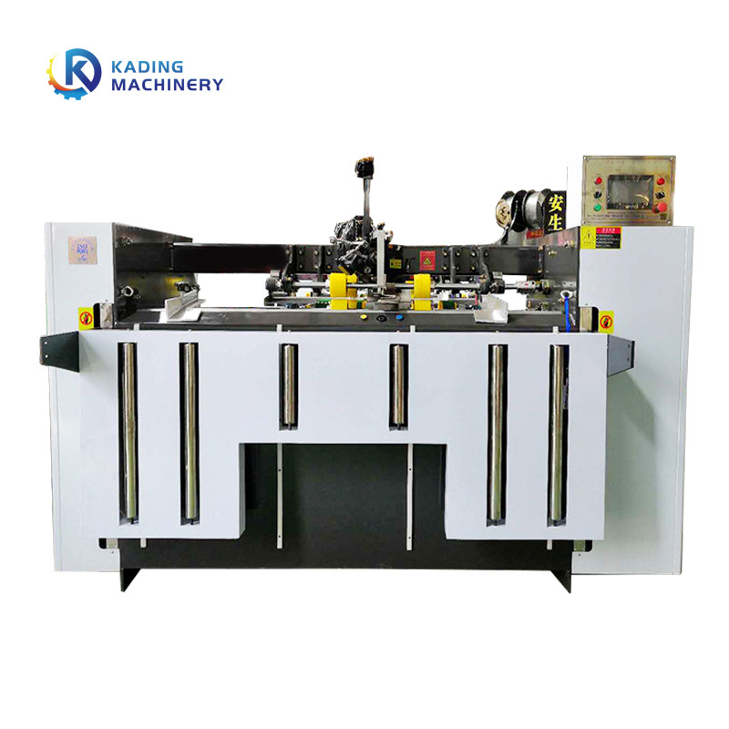 Case Maker için Bilgisayar Ekranlı Tek Parça Karton Oluklu Kutu Dikiş Makinesi