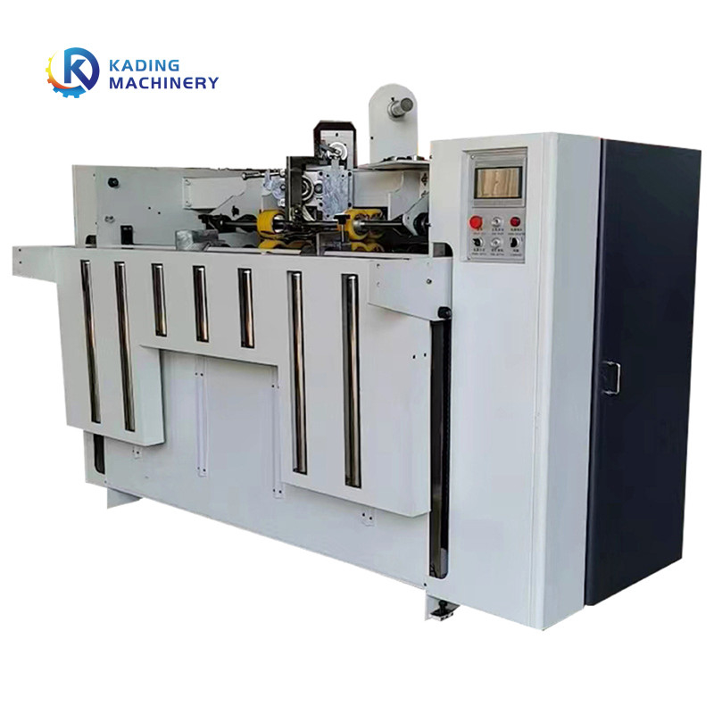 Kaldırma Platformlu Oluklu Mukavva İçin PLC Bilgisayarlı Oluklu Kutu Dikiş Makinesi