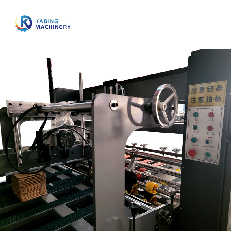 PLC Kontrollü Oluklu Mukavva İçin Otomatik Klasör Yapıştırma Makinesi