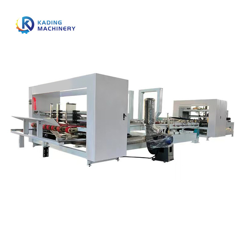 Ambalaj Kartonunu Yapıştırmak İçin Otomatik Beslemeli 3 Katmanlı Tahta Klasör Yapıştırma Makinesi