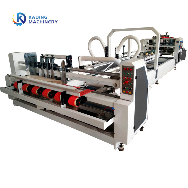 Ambalaj Kartonunu Yapıştırmak İçin Otomatik Beslemeli 3 Katmanlı Tahta Klasör Yapıştırma Makinesi