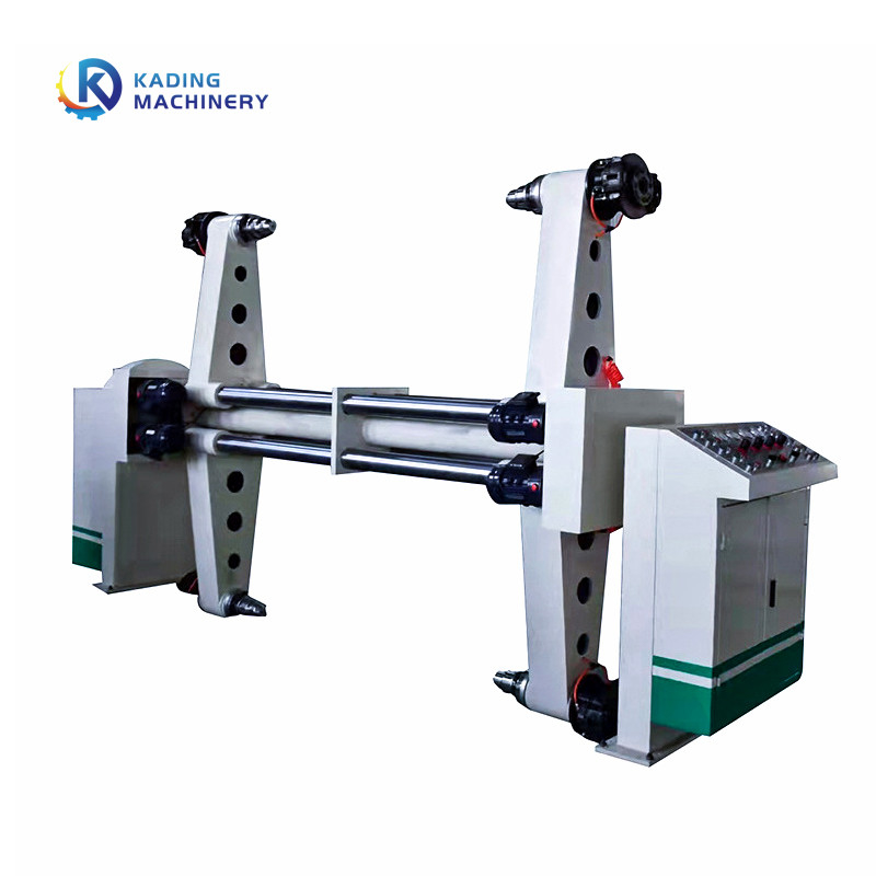 Oluklu Hattın 1400mm Genişliği İçin 600-1800mm Elektrik Tahrikli Değirmen Rulo Standı