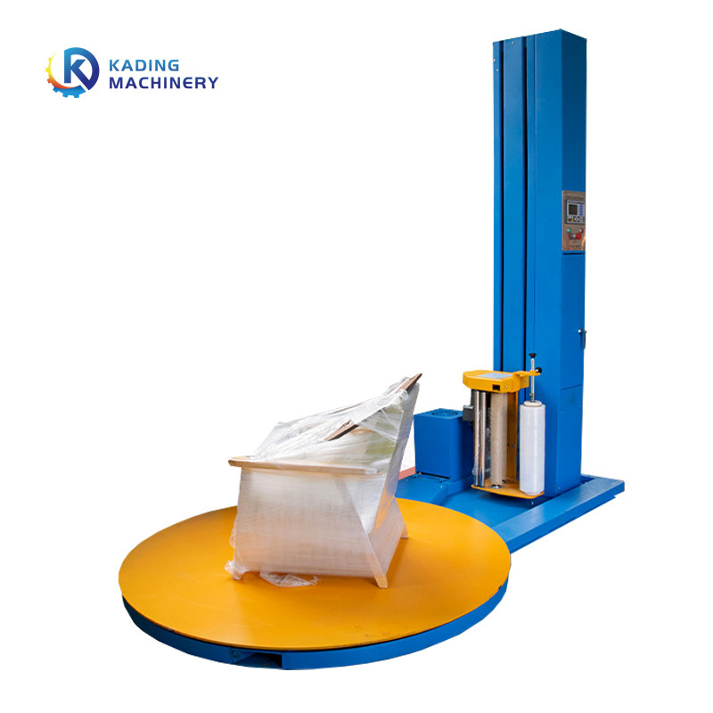 Oluklu Kutu Ambalaj 2200mm Çap için 20-40pcs / saat Yarı Otomatik Streç Sarma Makinesi