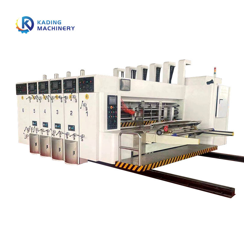 Elektrikli Düzenleme Slotter Paket Kutusu için Gürültülü Kutusu Yazdırma Makinesi