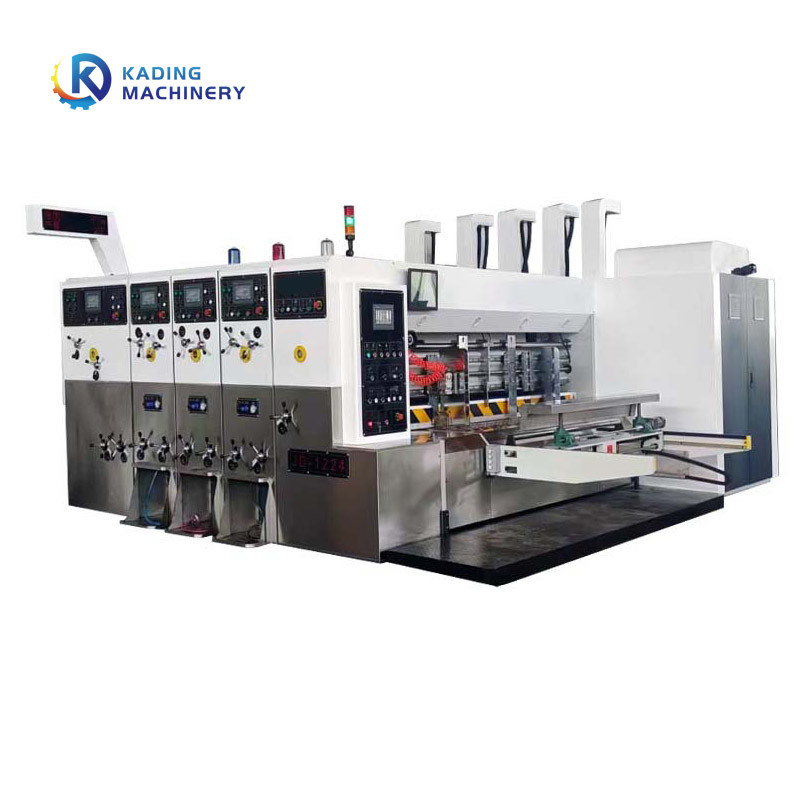 Oluklu Kutular İçin Kurşun Kenar Besleme Karton Baskı Yerleştirme Kalıp Kesme Makinesi