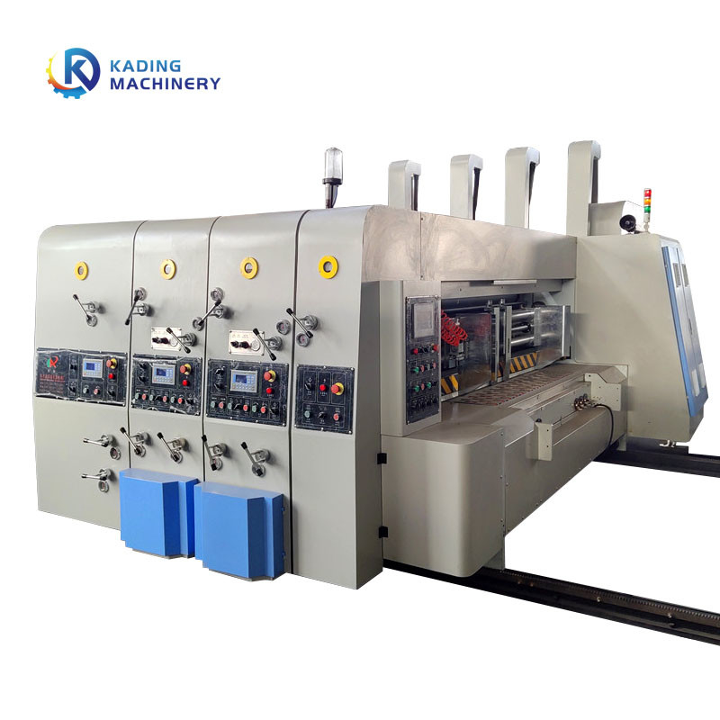 Oluklu ve Karton Kutu İçin Otomatik 7 Katlı Karton Kutu Baskı Makinesi