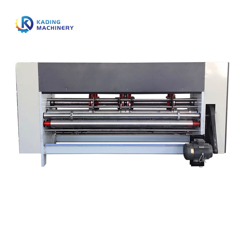 Fleksografik Mürekkepli Oluklu Karton İçin Manuel Besleme Karton Baskı Makinesi