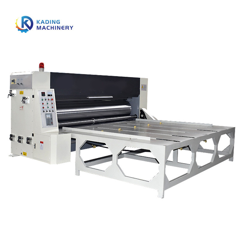 Oluklu Mukavva Fleksografik Baskı için Yarı Otomatik 2.4m Karton Baskı Makinesi