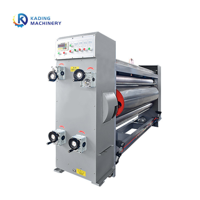 Ön kenar besleme dalgalanmış karton yazıcı döner ölçekli kesme ünitesi 300pcs/min Hız