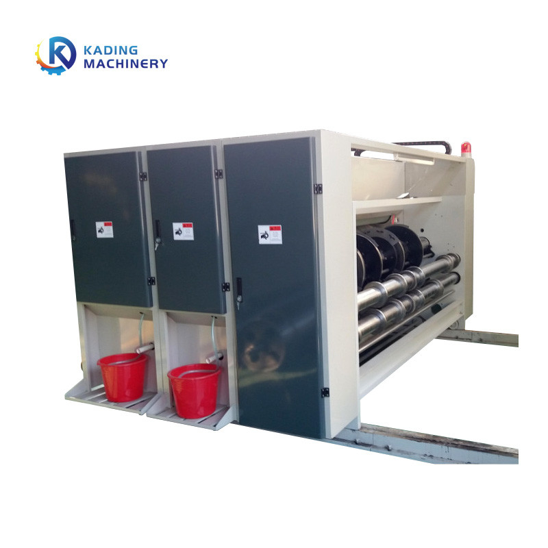 Oluklu Karton Kutular için 380v Plc Kontrol Karton Yazıcı Makinesi