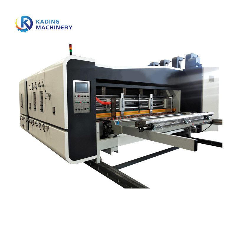 Oluklu Karton Kutular için 380v Plc Kontrol Karton Yazıcı Makinesi