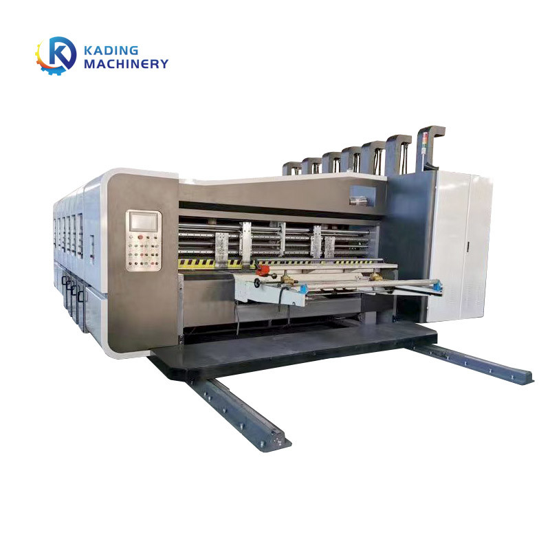 Çok Renkli Baskı 150 Yaprak / Min Oluklu Karton Yazıcı Makinesi
