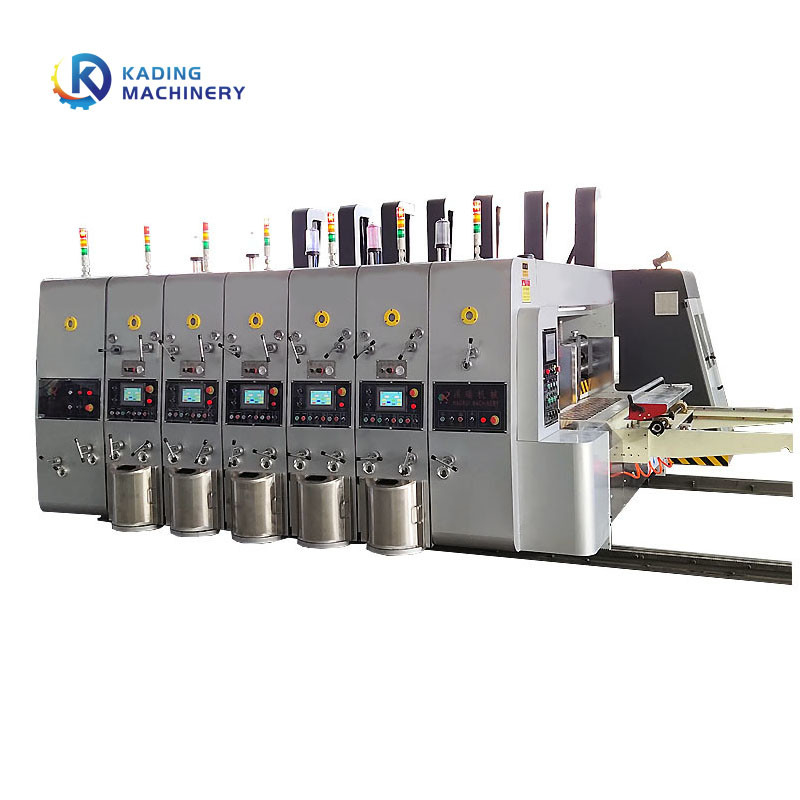 7 katlı karton kutu için önde gelen Slotter Flexo Corrugated Box Baskı Makinesi