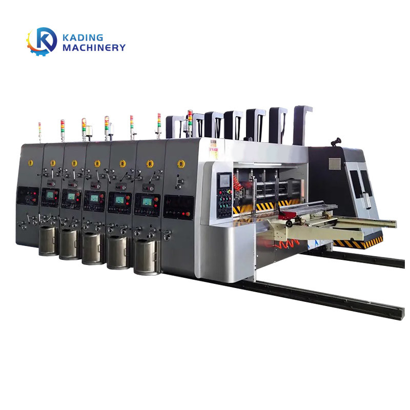 7 katlı karton kutu için önde gelen Slotter Flexo Corrugated Box Baskı Makinesi
