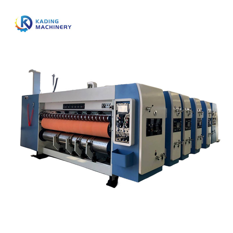 Elektrikli Düzenleme Slotter Paket Kutusu için Gürültülü Kutusu Yazdırma Makinesi