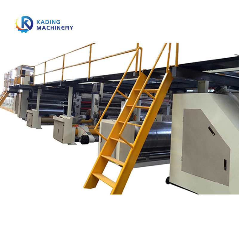 3 / 5 / 7 Karton ve Karton Paketleme için Ply Gürültülü Karton Üretim Liniyası