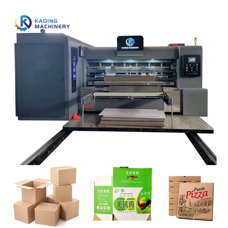 Tek Renkli Kutusu Yazdırma Karton Kutusu 180pcs / Min Çalışma Hızlı Die Kesme Makinesi