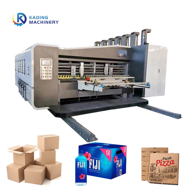 Die Cutter Slotter Flexo Corrugated Box Baskı Makinesi 5 renk 440V