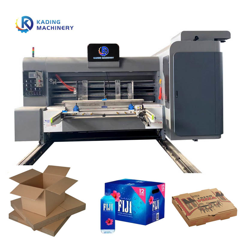 Karton Karton Konteyner İçin Metal Aniloks Rulo Oluklu Kutu Baskı Makinesi