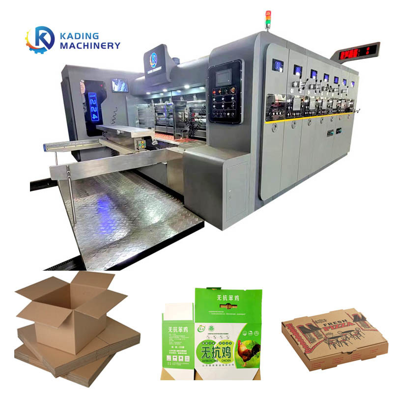 Tam otomatik 2,6 m karton baskı makinesi ve mürekkep yazıcısı