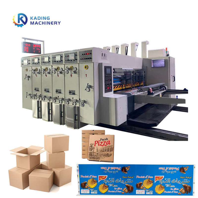 Yüksek Hızlı Kurşun Kenar Besleme Çok Renkli Çapla Gömlekli Kutusu Baskı Makinesi