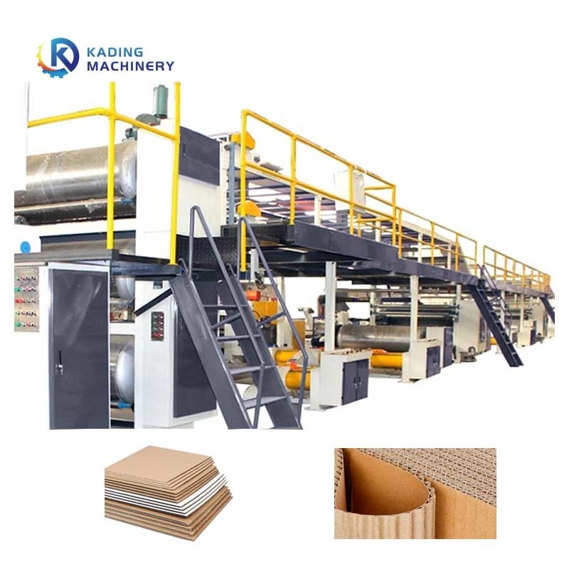 Yüksek Hızlı Beş Katmanlı Dalgalanmış Karton ve Karton Üretimi