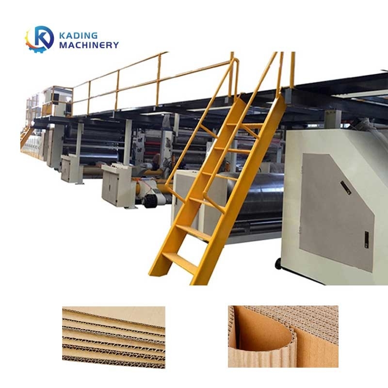 3/5/7 Katman Dökme Karton Üretim hattı Yüksek Hız