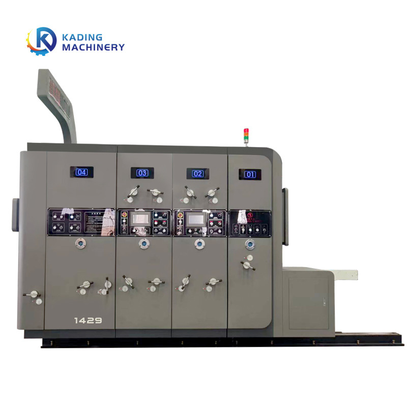 5 Renkli Flexo Baskı Karton Kutusu için Dalgalanmış Kutusu Baskı Makinesi