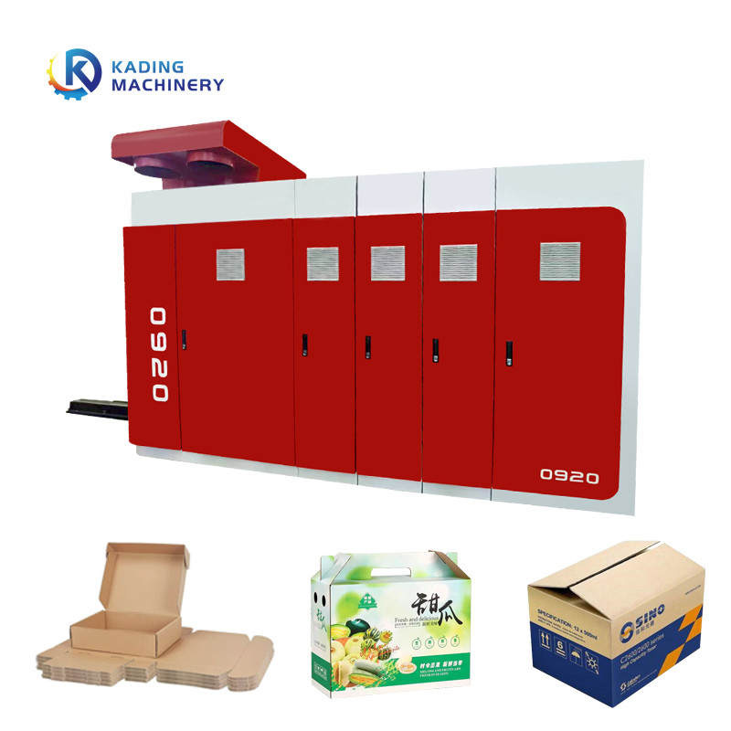 Oluklu Karton İçin Vakum Transfer Su Mürekkebi Flekso Baskı Makinesi