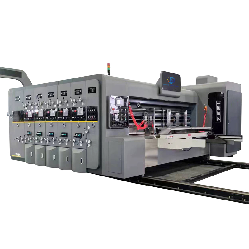 Otomatik Servo Motor Besleme Vakum Kağıt Transfer Dalgalanmış Kutusu Baskı Makinesi
